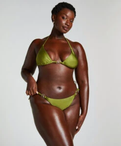 Hunkemöller Slip De Bikini Échancrés Yucatan- Vert -Hunkemoller Boutique 301551 12