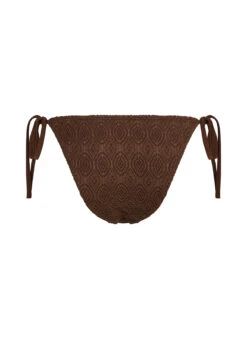 Hunkemöller Slip De Bikini Cheeky Tanga Crochet- Marron -Hunkemoller Boutique 301608 6