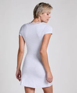 Hunkemöller Chemise De Nuit En Jersey- Gris 7 Hunkemöller Chemise De Nuit En Jersey- Gris -Hunkemoller Boutique 301667 4