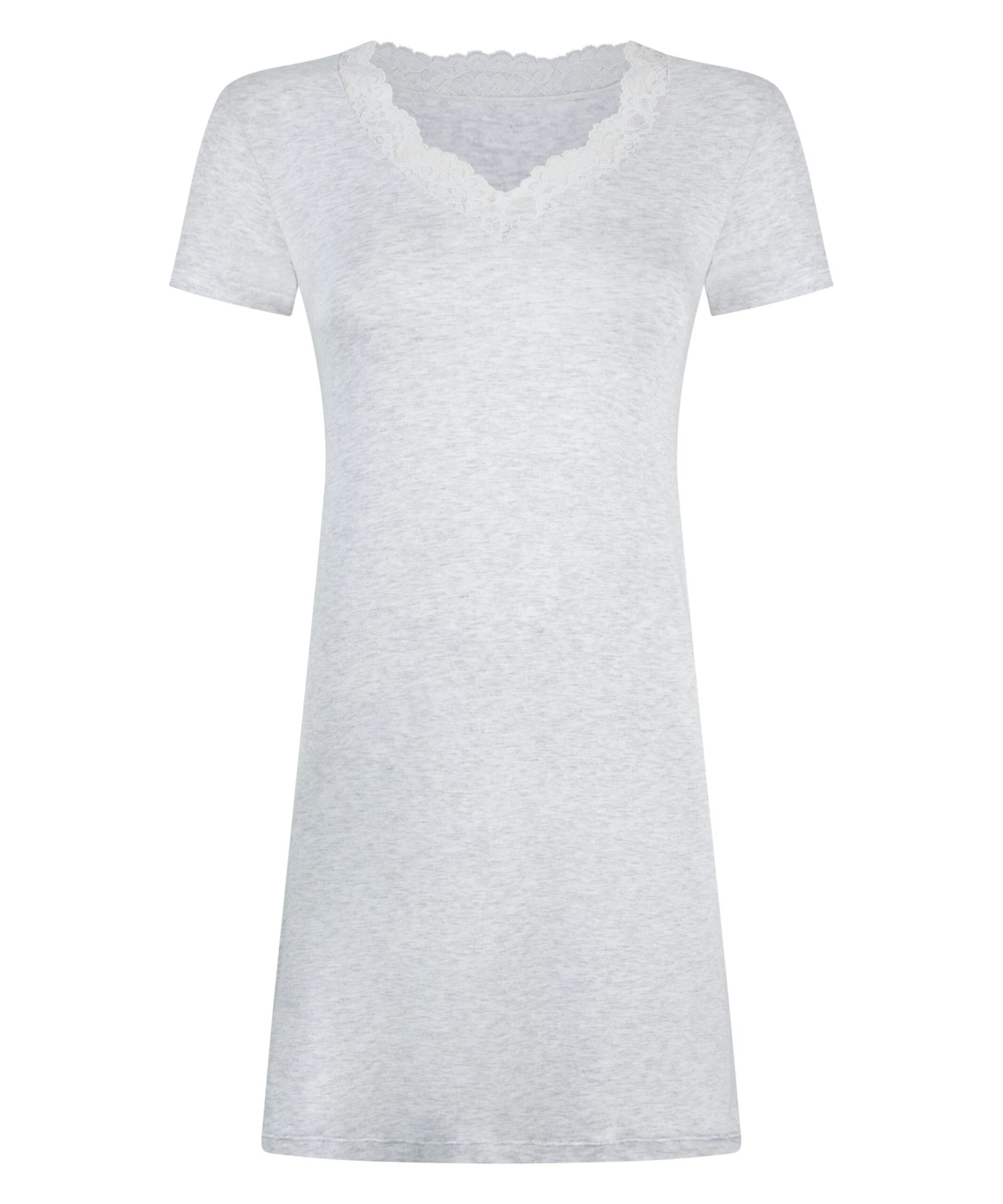 Hunkemöller Chemise De Nuit En Jersey- Gris 4 Hunkemöller Chemise De Nuit En Jersey- Gris – Image 4