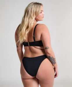 Hunkemöller Bas De Bikini à Jambe Haute En Néoprène- Noir -Hunkemoller Boutique 301722 13