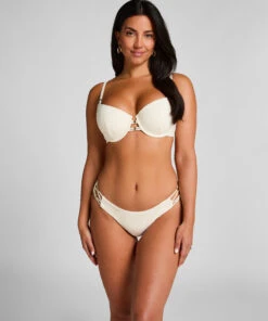 Hunkemöller Bas De Bikini Crochet- Blanc