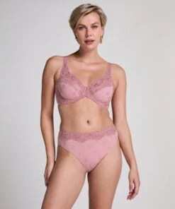Hunkemöller Slip Taille Haute Diva- Rose