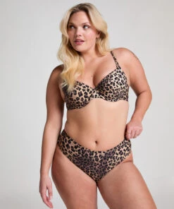 Hunkemöller Bas De Bikini Taille Moyenne Animalia Rio- Marron -Hunkemoller Boutique 301860 12