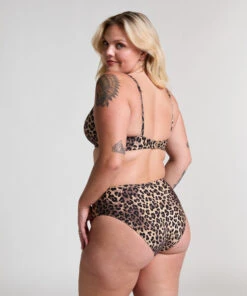 Hunkemöller Bas De Bikini Taille Moyenne Animalia Rio- Marron -Hunkemoller Boutique 301860 13