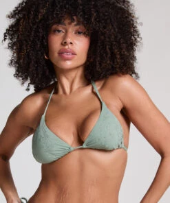 Hunkemöller Haut De Bikini Triangle Giselle- Vert