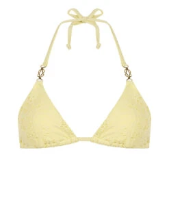 Hunkemöller Crochet Triangle Bikini Top- Jaune -Hunkemoller Boutique 301882 5