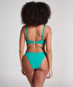 Hunkemöller Haut De Bikini Sans Bretelles Préformé à Armatures Scallop Taille E +- Vert -Hunkemoller Boutique 301884 4
