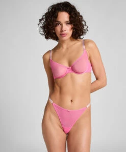 Hunkemöller String Roza- Rose