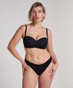 Hunkemöller String En Coton Kira- Noir -Hunkemoller Boutique 302149 12