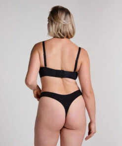 Hunkemöller String En Coton Kira- Noir -Hunkemoller Boutique 302149 13