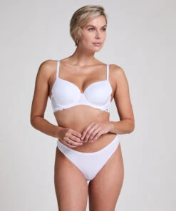 Hunkemöller String En Coton Kira- Blanc