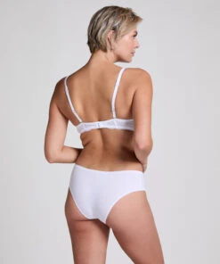 Hunkemöller Slip Brésilien En Coton Kira- Blanc -Hunkemoller Boutique 302153 4