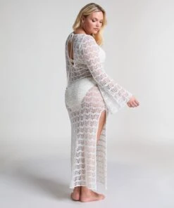Hunkemöller Robe Maxi En Crochet- Blanc -Hunkemoller Boutique 302222 13