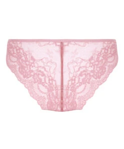 Hunkemöller Slip Brésilien IInvisible Lace Back- Rose -Hunkemoller Boutique 302286 6