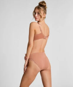 Hunkemöller Slip Taille Haute Sophie- Marron -Hunkemoller Boutique 302351 4