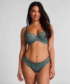 Hunkemöller Slip Brésilien Daisy- Bleu