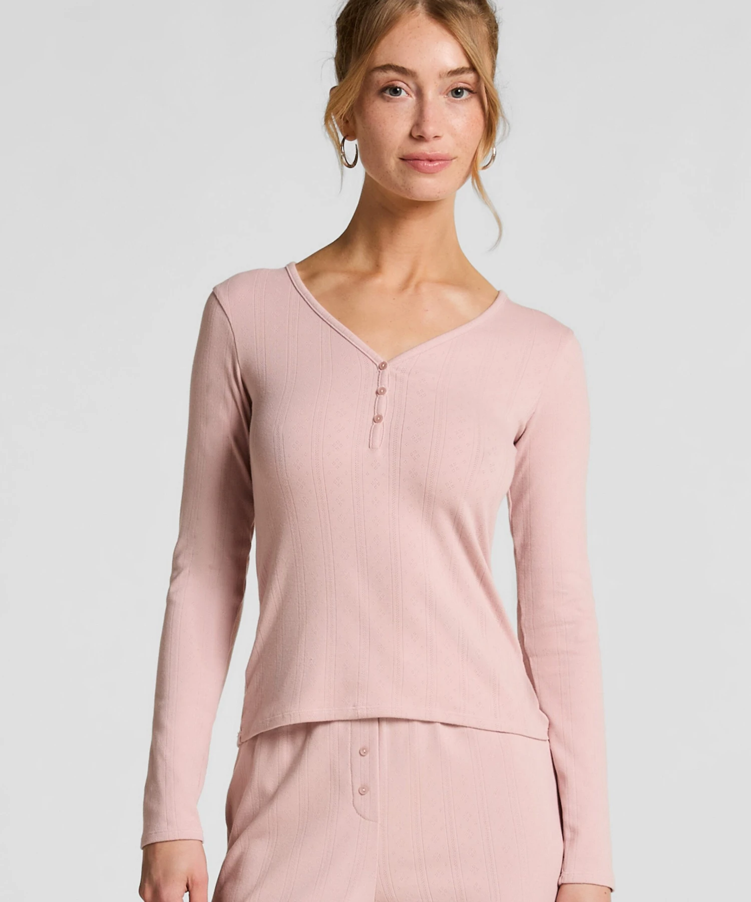 Hunkemöller Haut De Pyjama Henley 1 Hunkemöller Haut De Pyjama Henley