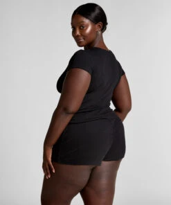 Hunkemöller Top Pointelle - Noir -Hunkemoller Boutique 302660 13