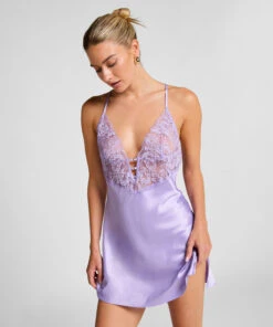 Hunkemöller Slip Dress Nienke- Violet