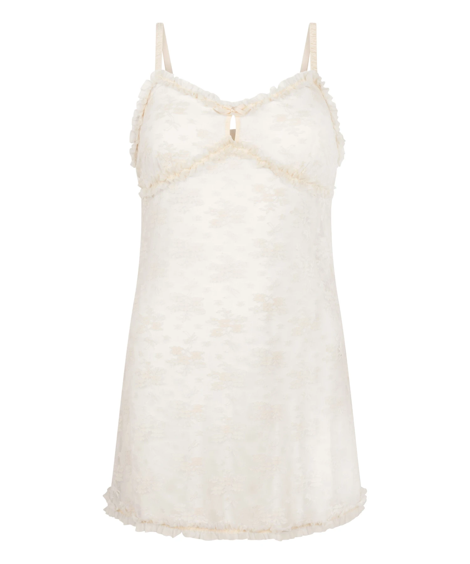 Hunkemöller Nuisette En Dentelle Darcy- Blanc 6 Hunkemöller Nuisette En Dentelle Darcy- Blanc – Image 6