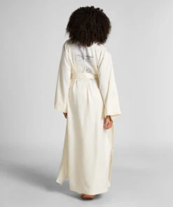 Hunkemöller Kimono Long Satin Floral- Blanc 11 Hunkemöller Kimono Long Satin Floral- Blanc -Hunkemoller Boutique 302687 4