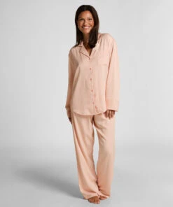 Hunkemöller Veste à Manches Longues Satin Ayla- Rose 10 Hunkemöller Veste à Manches Longues Satin Ayla- Rose -Hunkemoller Boutique 302769 3