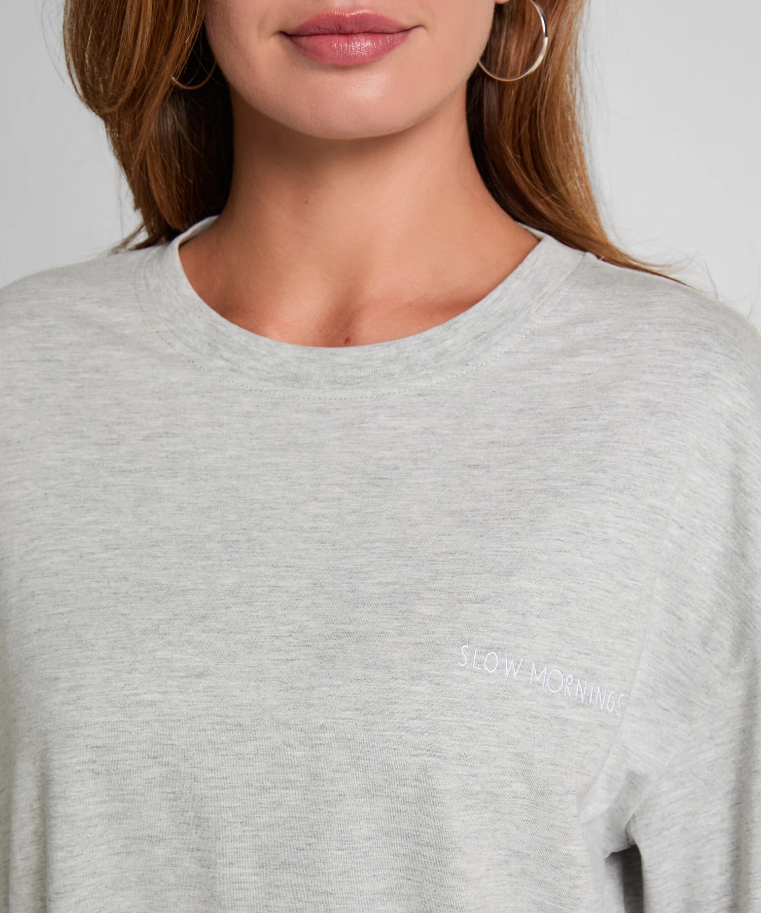 Hunkemöller Chemise De Nuit- Gris 2 Hunkemöller Chemise De Nuit- Gris – Image 2