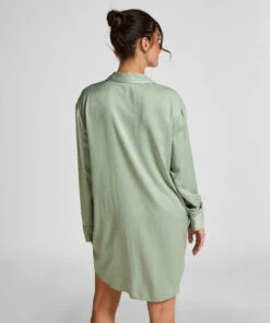 Hunkemöller Robe-chemise En Satin Ayla- Vert -Hunkemoller Boutique 302807 4