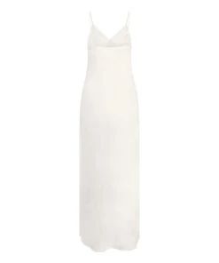Hunkemöller Slip Dress Longue En Satin Floral- Blanc -Hunkemoller Boutique 302808 6
