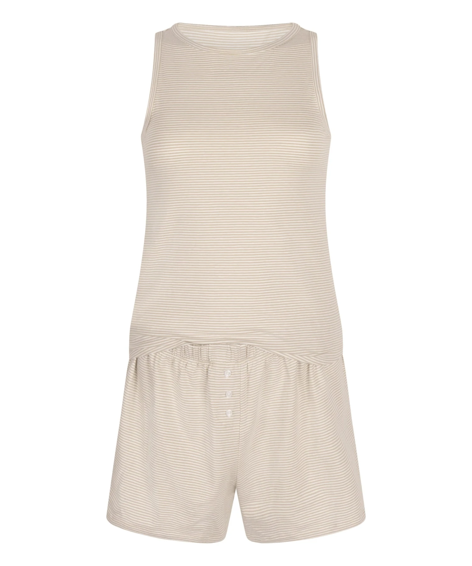 Hunkemöller Pyjama Débardeur En Jersey- Beige 4 Hunkemöller Pyjama Débardeur En Jersey- Beige – Image 4