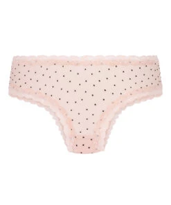 Hunkemöller Culotte Brésilienne En Forme V Avec Motif à Pois Floqués - Rose -Hunkemoller Boutique 302991 6