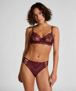 Hunkemöller Slip Brésilien Belle- Violet