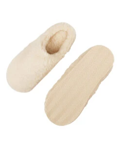 Hunkemöller Chaussons Fake Fur- Blanc -Hunkemoller Boutique 303315 6