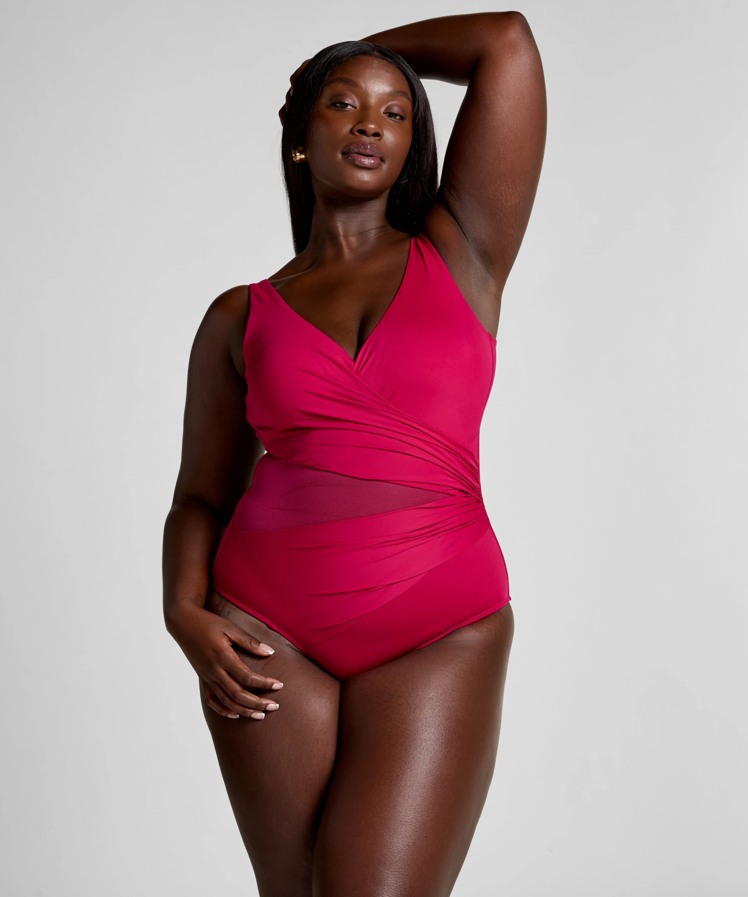 Hunkemöller Maillot De Bain Shaping Shell Mesh- Rose 4 Hunkemöller Maillot De Bain Shaping Shell Mesh- Rose – Image 4