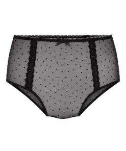 Hunkemöller Culotte Brésilienne Adeline Taille Haute- Noir 8 Hunkemöller Culotte Brésilienne Adeline Taille Haute- Noir -Hunkemoller Boutique 303519 5