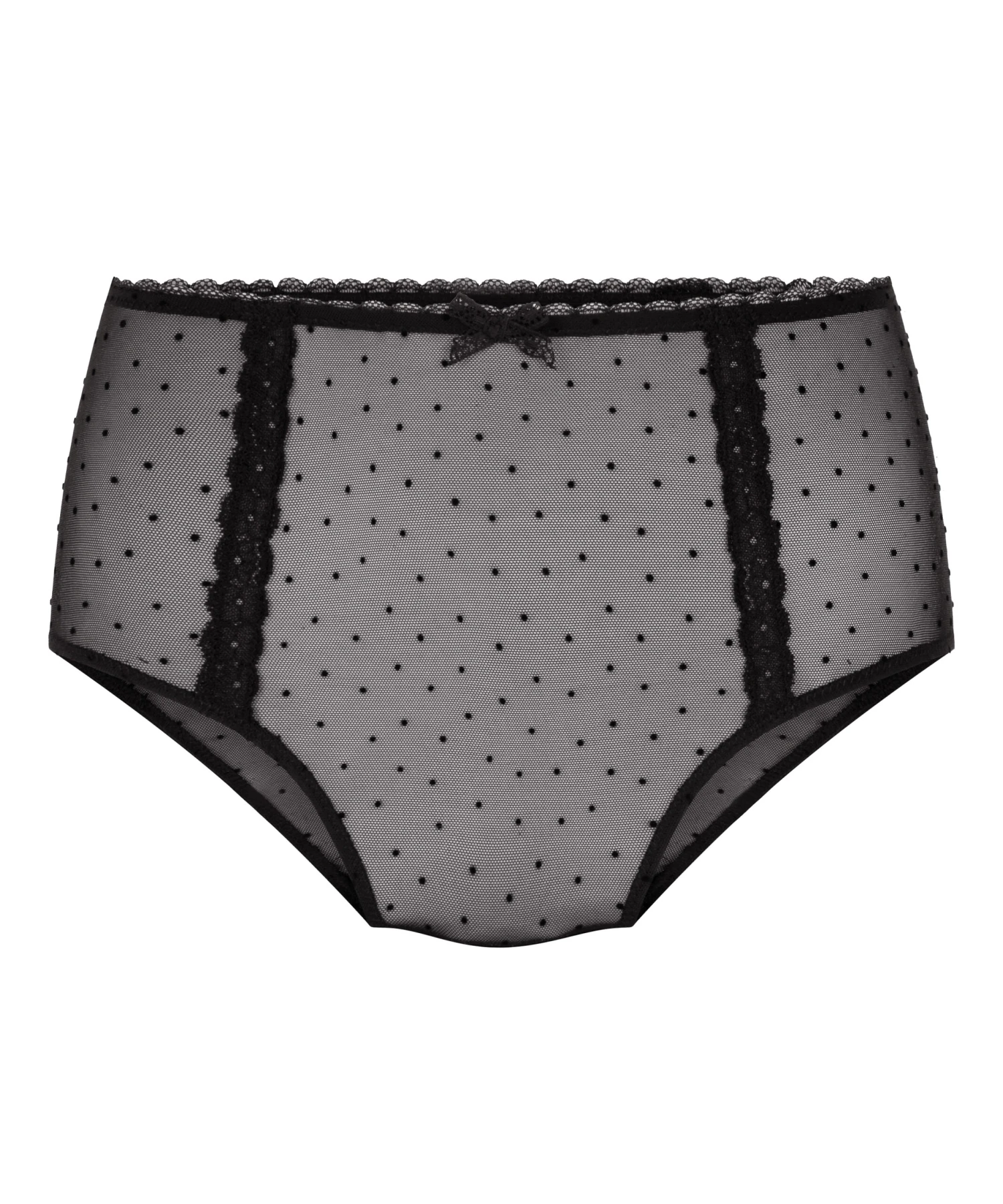 Hunkemöller Culotte Brésilienne Adeline Taille Haute- Noir 4 Hunkemöller Culotte Brésilienne Adeline Taille Haute- Noir – Image 4