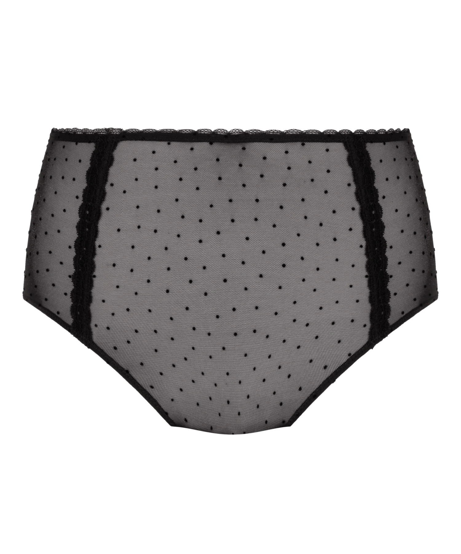 Hunkemöller Culotte Brésilienne Adeline Taille Haute- Noir 5 Hunkemöller Culotte Brésilienne Adeline Taille Haute- Noir – Image 5