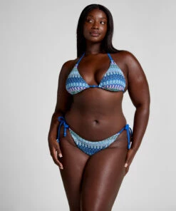 Hunkemöller Bas De Bikini à Jambe Haute Cali- Bleu -Hunkemoller Boutique 303700 12