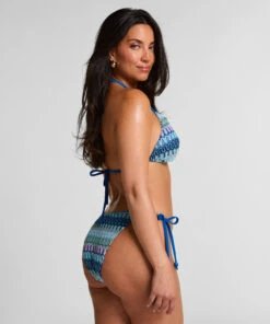 Hunkemöller Bas De Bikini à Jambe Haute Cali- Bleu -Hunkemoller Boutique 303700 4
