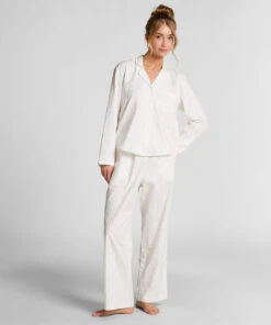 Hunkemöller Haut De Pyjama Jacquard Manches Longues- Bleu 8 Hunkemöller Haut De Pyjama Jacquard Manches Longues- Bleu -Hunkemoller Boutique 303772 3