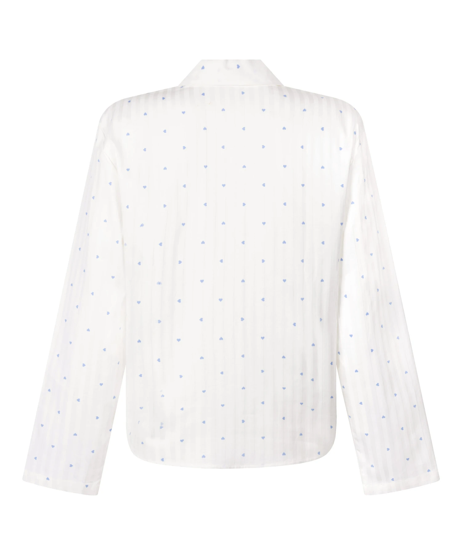 Hunkemöller Haut De Pyjama Jacquard Manches Longues- Bleu 6 Hunkemöller Haut De Pyjama Jacquard Manches Longues- Bleu – Image 6