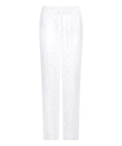 Hunkemöller Pantalon De Pyjama Jacquard Hearts- Bleu -Hunkemoller Boutique 303773 5