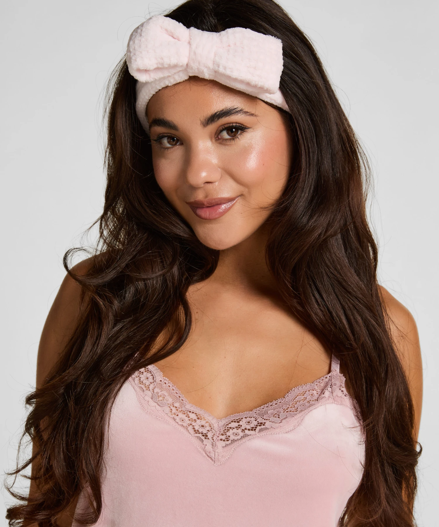 Hunkemöller Bandeau Flanelle Polaire- Rose 1 Hunkemöller Bandeau Flanelle Polaire- Rose